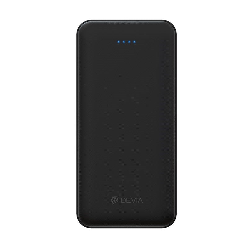 Devia - 20,000mAh Kintone Dual Port LED Indicator Powerbank - Black
