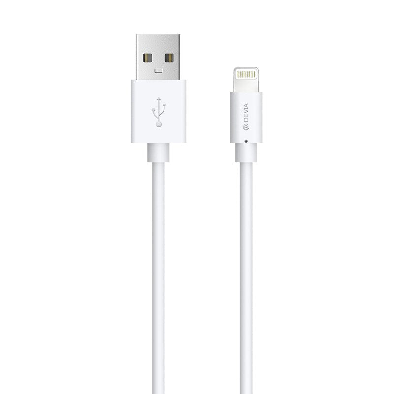 Devia - 1m (2.1A) USB to Non-MFi Lightning Cable - White